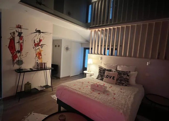 度假居 - Parenthese Romantique Avec Prive Le Perrier